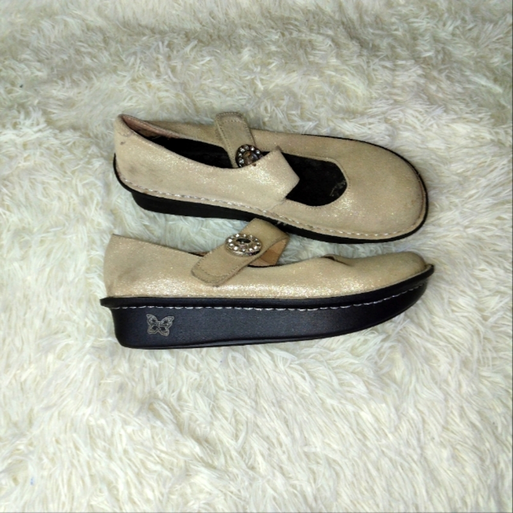 Alegria Paloma Leather Mary Jane Shoe Size 39